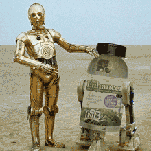 Load image into Gallery viewer, co2 generator for plants bottle with robot in desert for strong plant growth