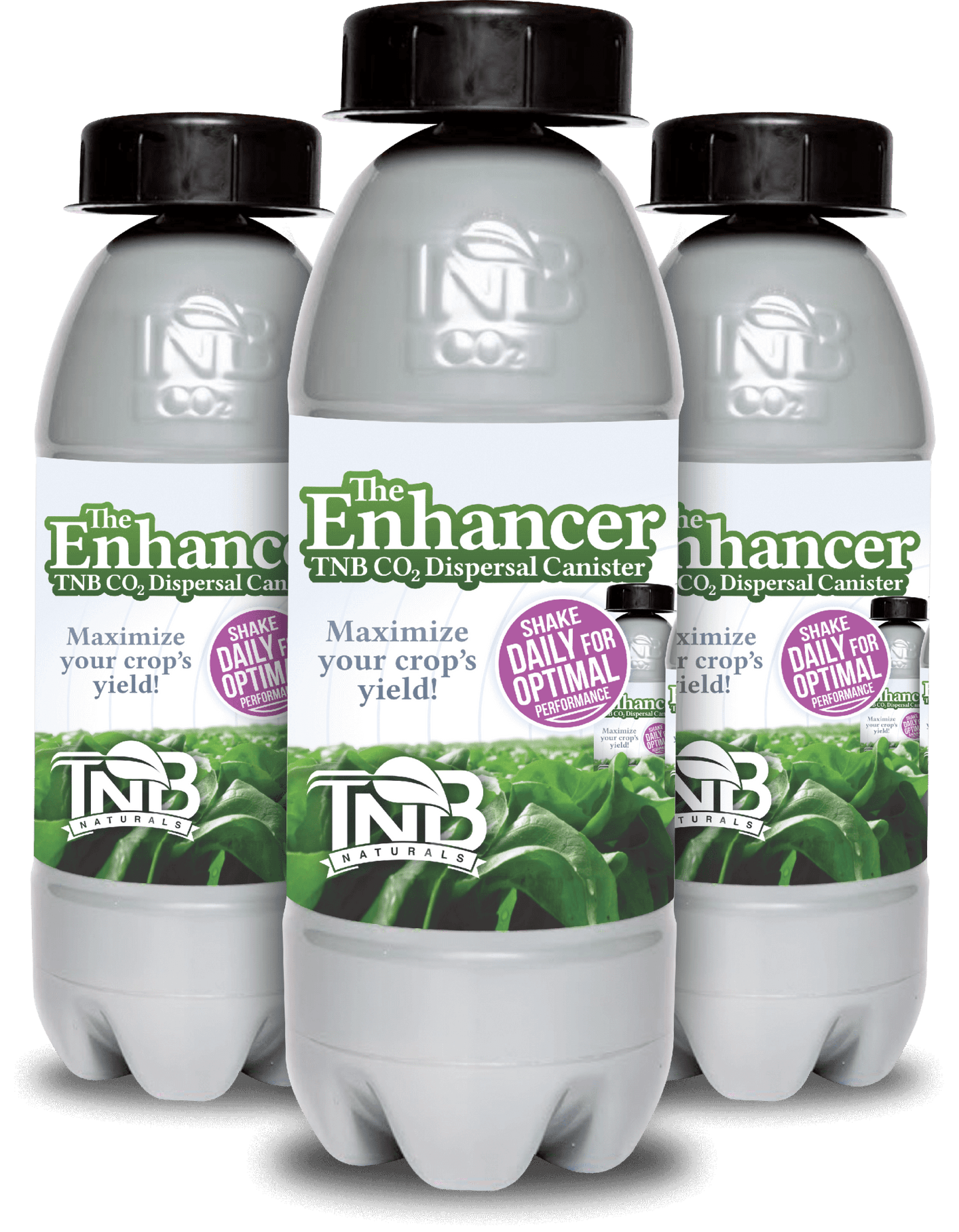 The Enhancer CO2 generator bottles for plants promoting optimal growth