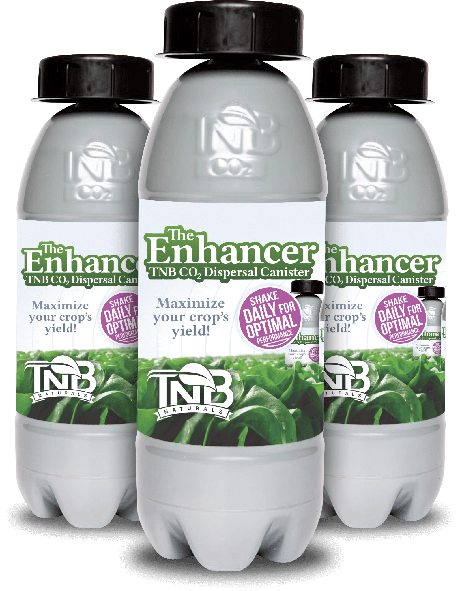 The Enhancer CO2 generator bottles for plants promoting optimal growth