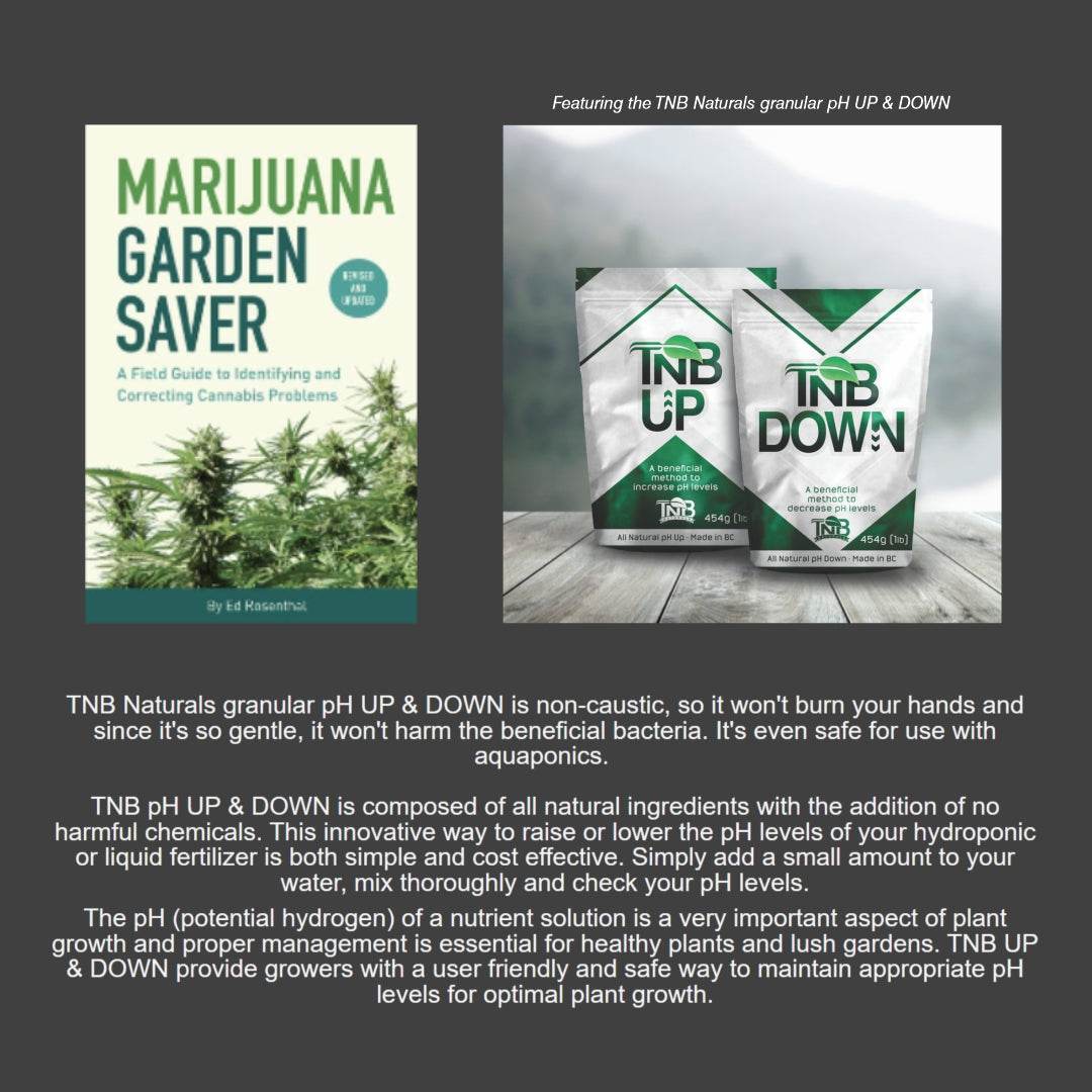 TNB Naturals granular pH DOWN 1lb safe organic pH adjuster for hydroponics and aquaponics