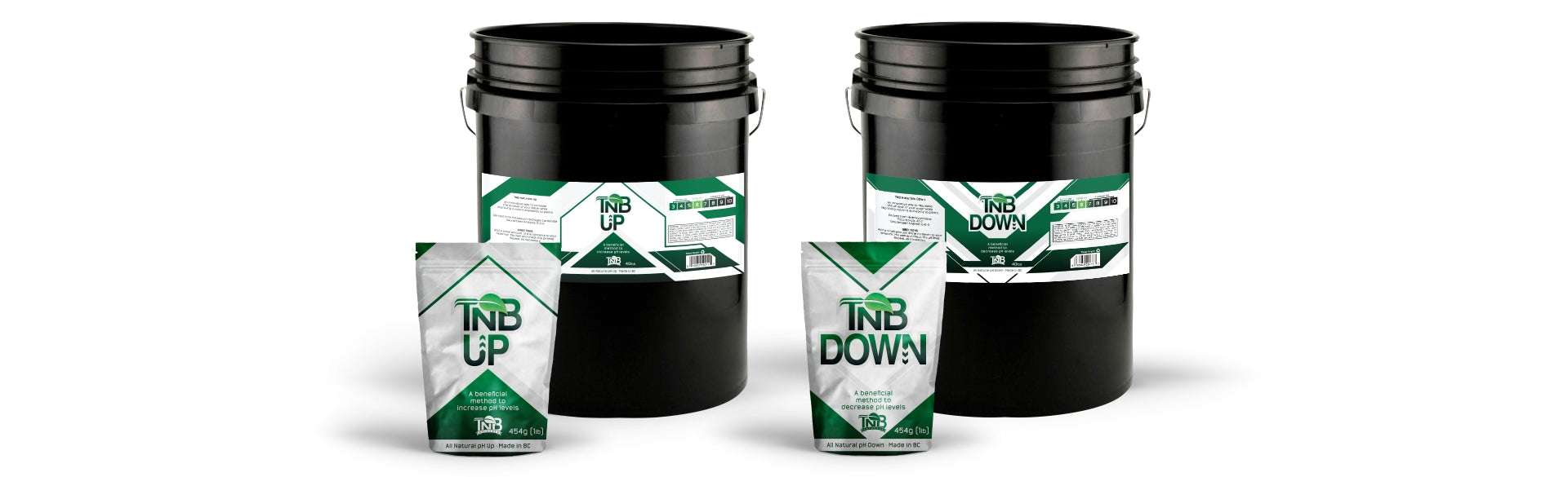 TNB Naturals granular pH Up 1lb for safe pH level adjustment in hydroponics and aquaponics