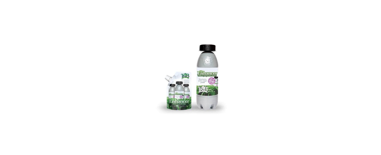 TNB Naturals The Enhancer CO2 refill pack with bottle for eco-friendly plant growth