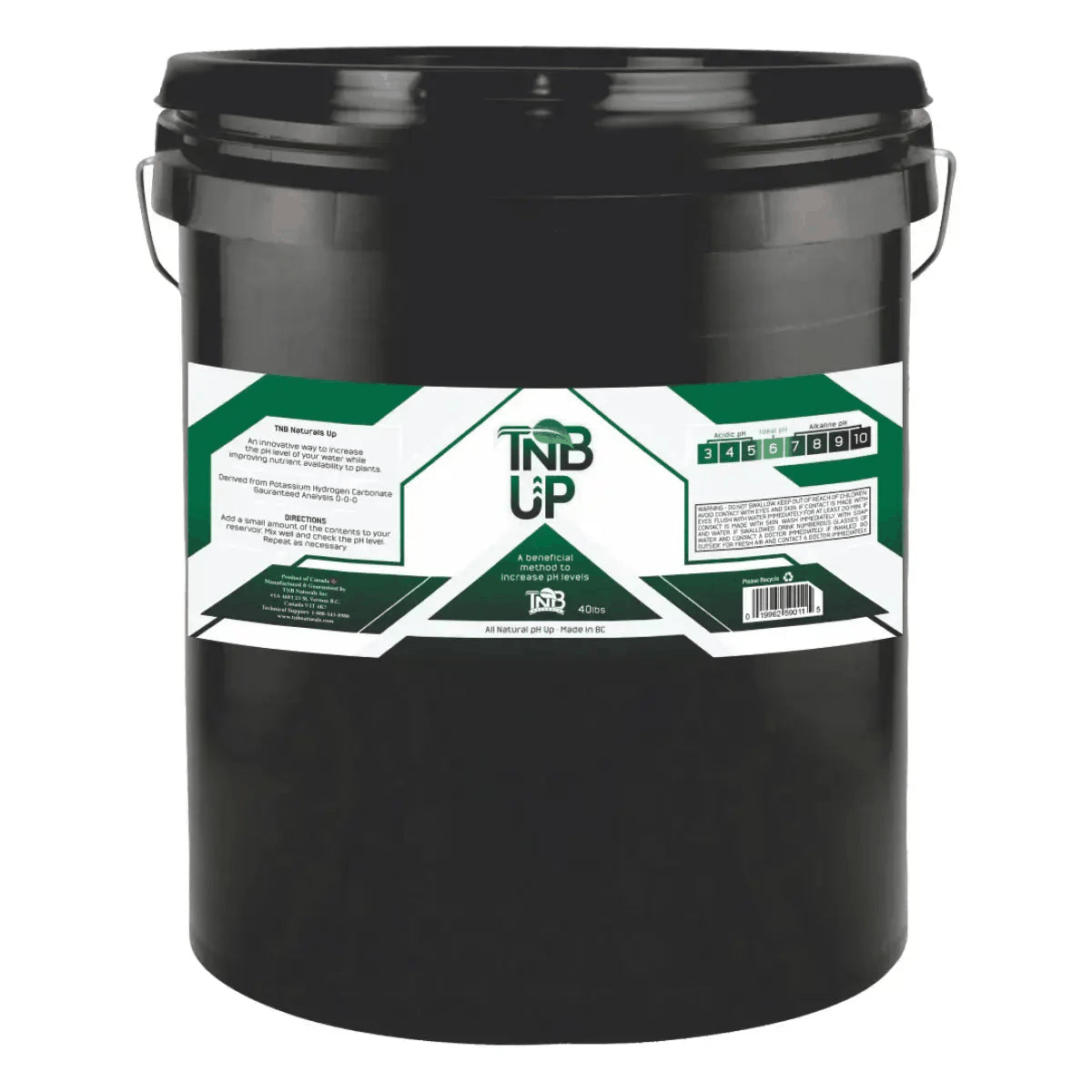 TNB Naturals granular pH UP 40lbs buffer solution by TNB Naturals - CO2 Enhancer for Grow Rooms